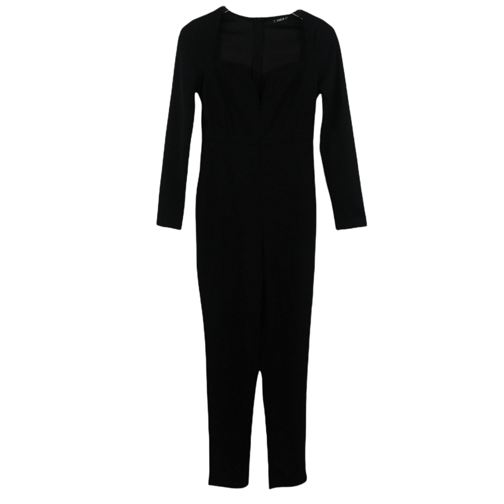 SHEIN | Sweetheart Neckline Jumpsuit Sz M - Picture 2 of 9
